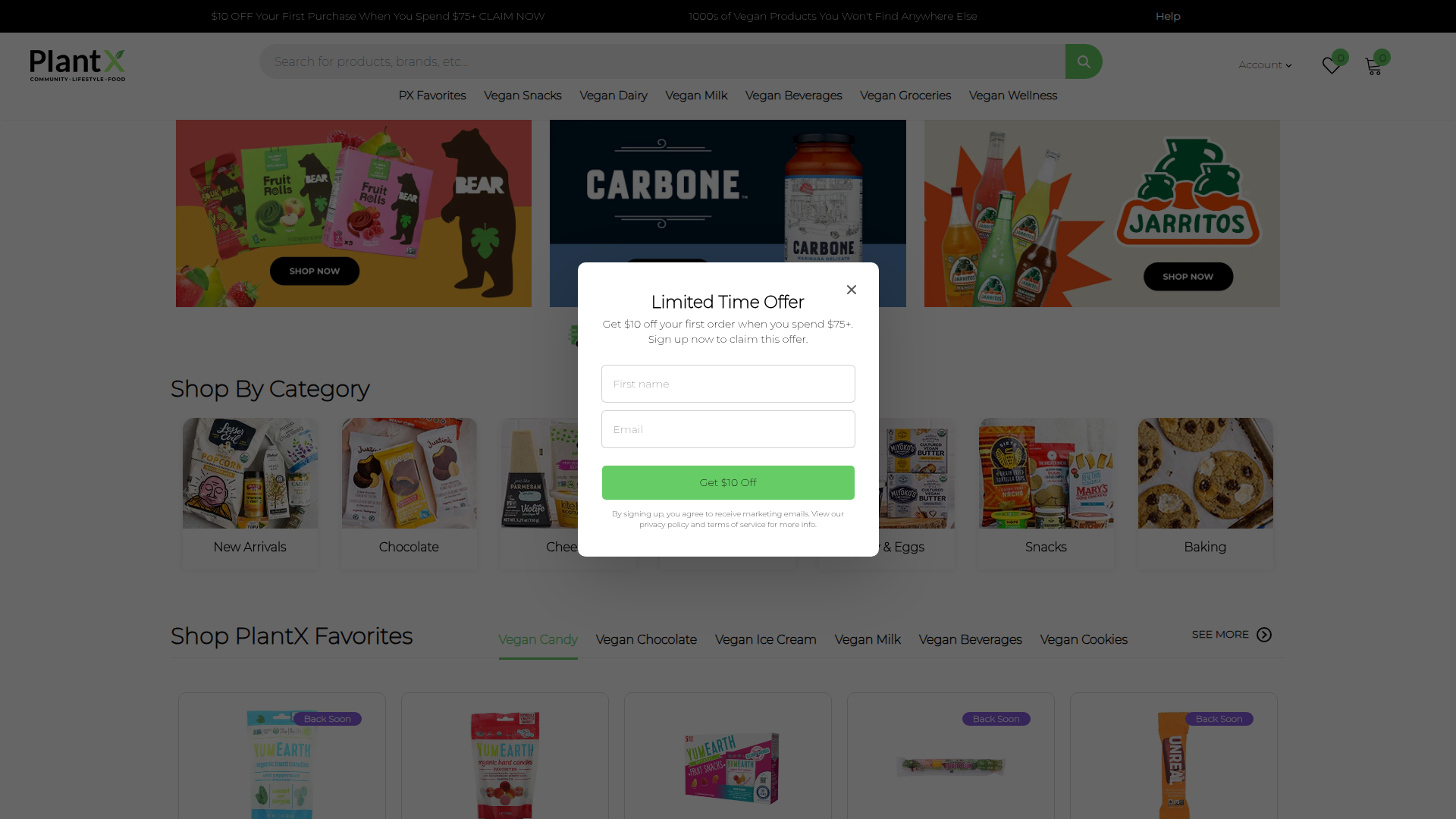 PlantX website